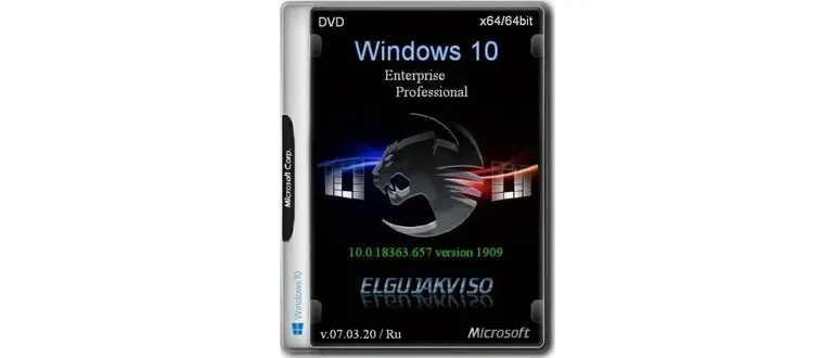Иконка Windows 10 2in1 VL (x64) Elgujakviso Edition v.07.03.20 (2020) Русский