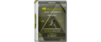 Иконка Windows 10, Version 1709 with Update AIO [60in1] adguard v.18.03.23 (2018) Русский Английский