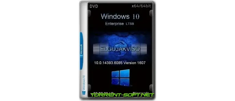 Иконка Windows 10 Enterprise LTSB (x64) Elgujakviso Edition (v.22.07.23) [Ru]