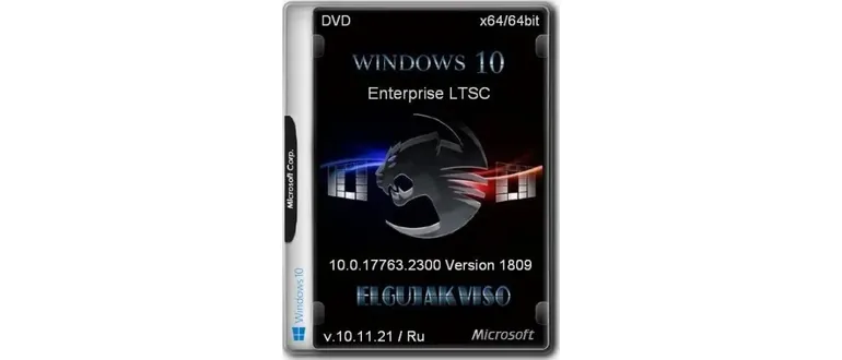 Иконка Windows 10 Enterprise LTSC (x64) Elgujakviso Edition (v.10.11.21) [Ru]