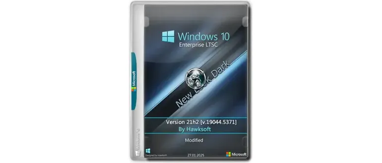 Иконка Windows 10 Enterprise LTSC x64 21H2 (19044.5371) by Hawksoft [Ru]