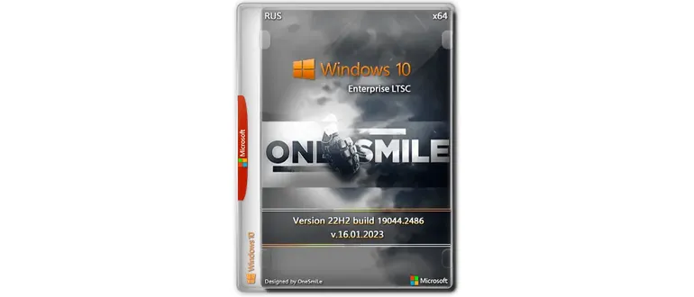 Иконка Windows 10 Enterprise LTSC x64 Rus by OneSmiLe [19044.2486]