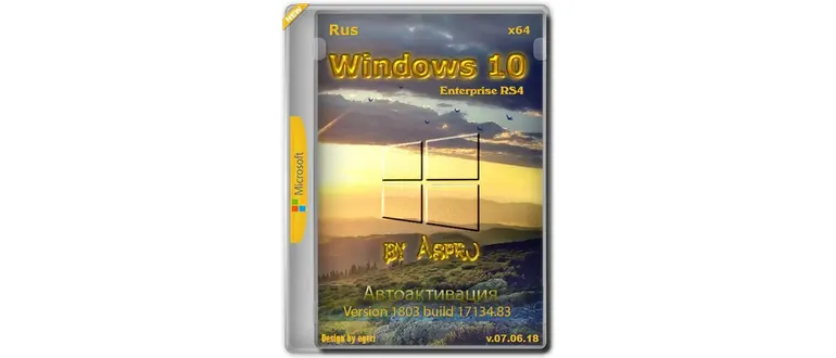 Иконка Windows 10 Enterprise RS4 x64 RUS v.07.06.18 by Aspro