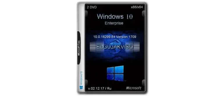 Иконка Windows 10 Enterprise VL (x86 x64) Elgujakviso Edition v.02.12.17 (2017) Русский