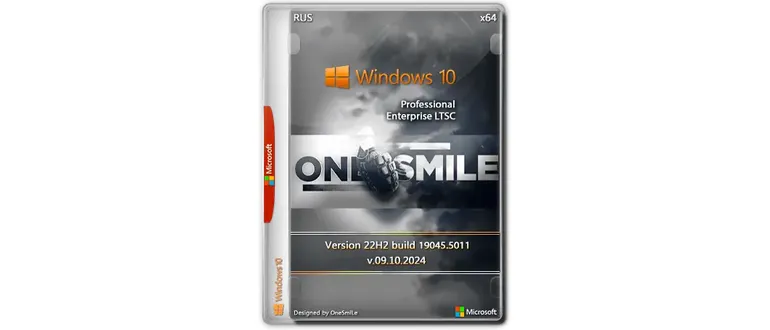 Иконка Windows 10 Pro Ent LTSC by OneSmiLe 22H2 build 19045.5011 [Ru]
