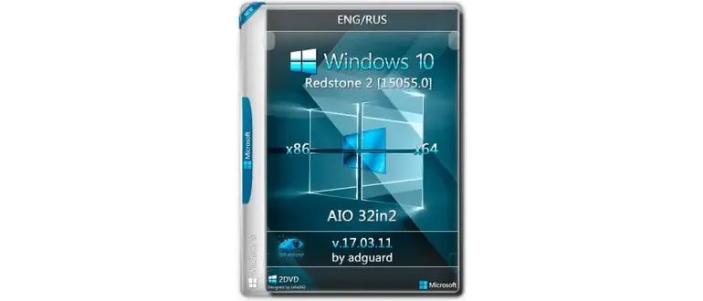 Иконка Windows 10 Redstone 2 [15055.0] (x86 x64) AIO [32in2] adguard (v17.03.11)