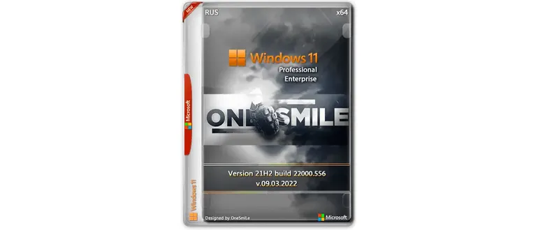 Иконка Windows 11 21H2 x64 Rus by OneSmiLe [22000.556]