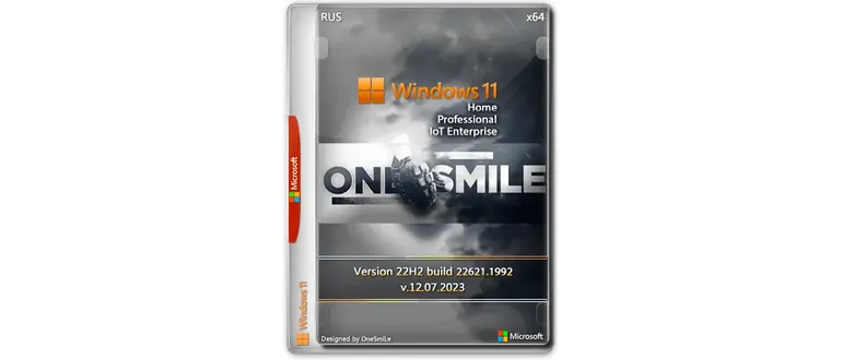Иконка Windows 11 22H2 x64 Rus by OneSmiLe [22621.1992]