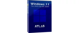Иконка Windows 11 Pro 24H2 (v.26100.2605) with AtlasOS Игровая сборка [Ru]