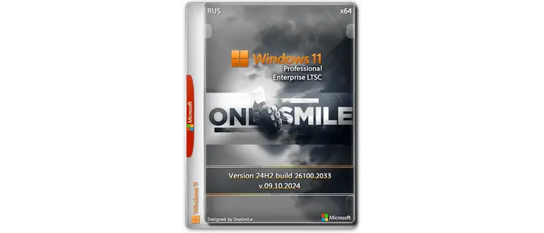 Иконка Windows 11 Pro Ent LTSC by OneSmiLe 24H2 build 26100.2033 [Ru]