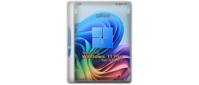 Иконка Windows 11 Pro x64 Version 24H2 Build 26100.4652 by Igors VL [RU]