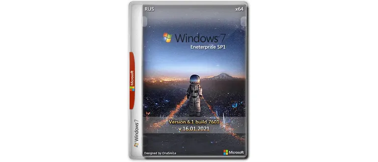 Иконка Windows 7 Enterprise SP1 x64 Rus by OneSmiLe