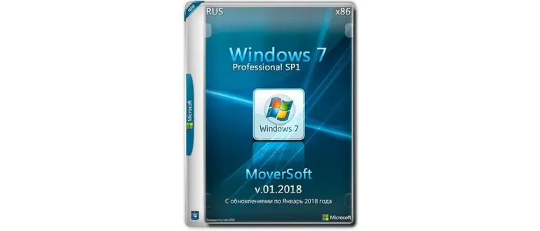 Иконка Windows 7 Professional SP1 x86 MoverSoft v.01.2018 (2018) Русский