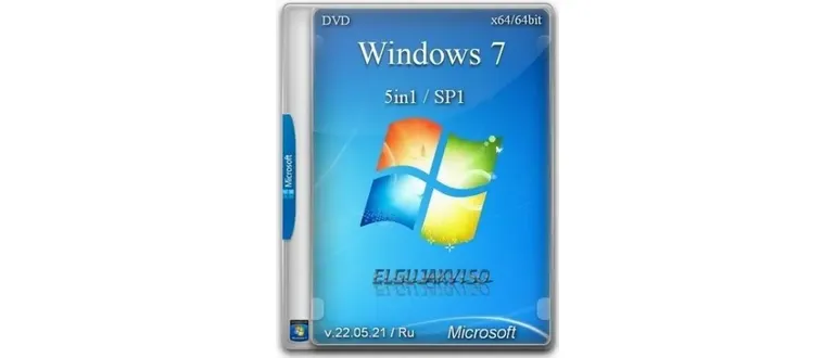 Иконка Windows 7 SP1 5in1 (x64) Elgujakviso Edition (v.22.05.21) [Ru]