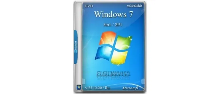 Иконка Windows 7 SP1 5in1 x64 Elgujakviso Edition 25.12.20 [Ru]