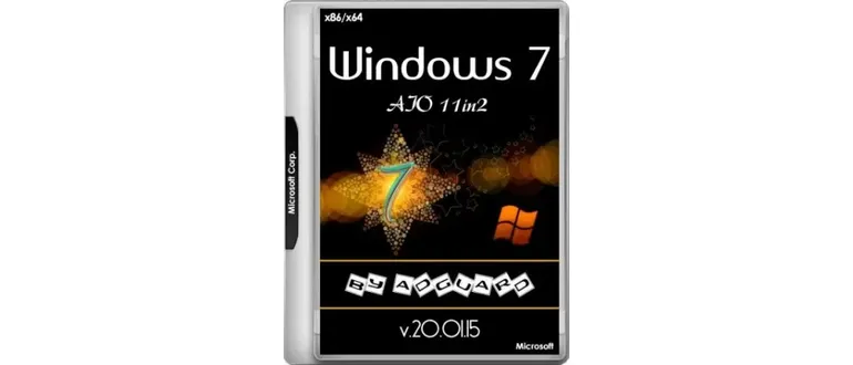 Иконка Windows 7 SP1 with Update 7601.24544 AIO 11in2 (x86 x64) by adguard v.20.01.15 (2020) Русский