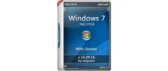 Иконка Windows 7 SP1 with Update (x86-x64) AIO [26in2] adguard v.16.09.16 (2016) Английский Русский