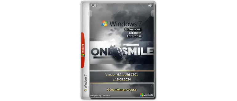 Иконка Windows 7 SP1 x64 Rus by OneSmiLe [15.09.2024]