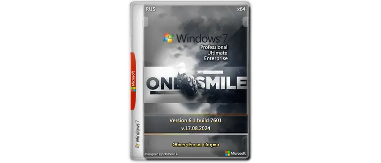 Иконка Windows 7 SP1 x64 Rus by OneSmiLe [17.08.2024]