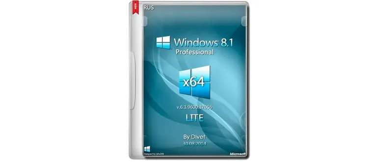 Иконка Windows 8.1 Pro (6.3.9600.17056) Lite x64 by Divet [Ru]