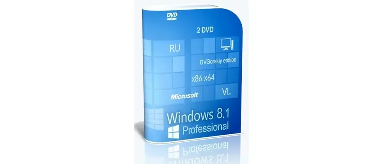 Иконка Windows® 8.1 Professional VL with Update 3 x86 x64 Ru by OVGorskiy® 03.2017 2DVD (2017) Русский