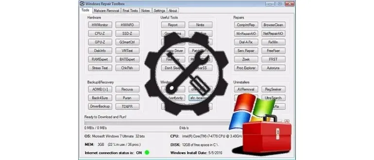Иконка Windows Repair Toolbox 3.0.2.6 Portable [En]