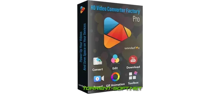 Иконка WonderFox HD Video Converter Factory Pro 26.7 RePack (& Portable) by TryRooM [Ru En]