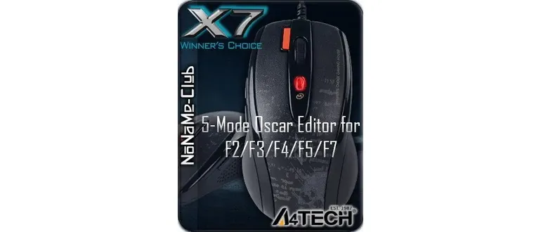 Иконка X7 5-Mode Oscar Editor for F2 F3 F4 F5 F7 mouse V14.03V03 [Multi Ru]