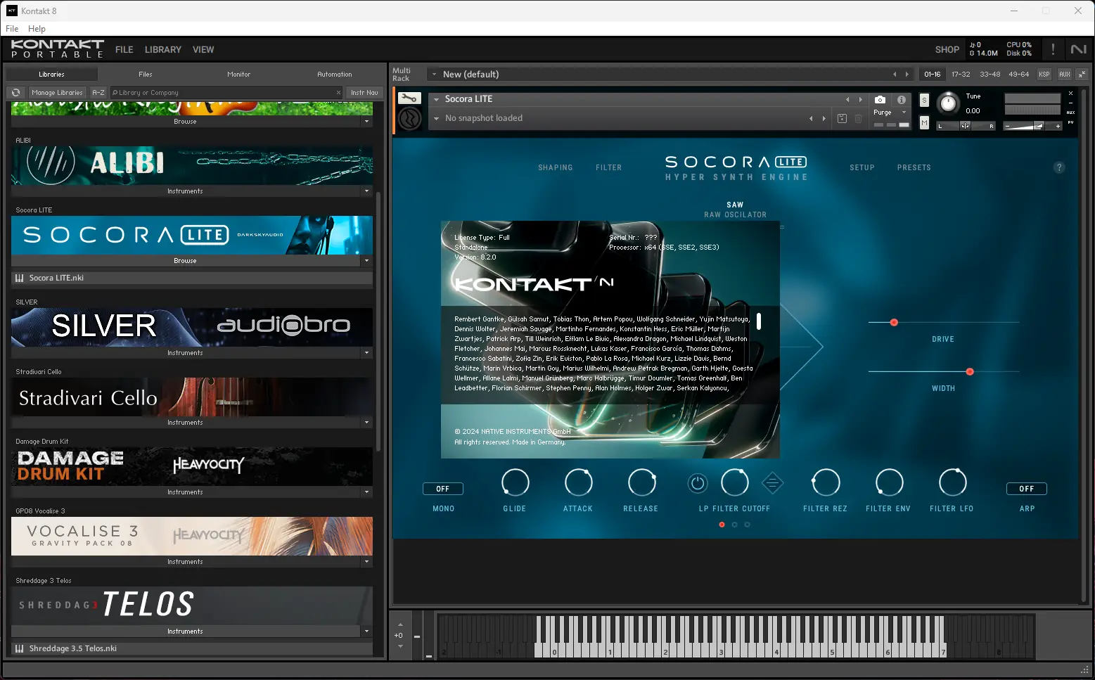 Инсталляция и активация