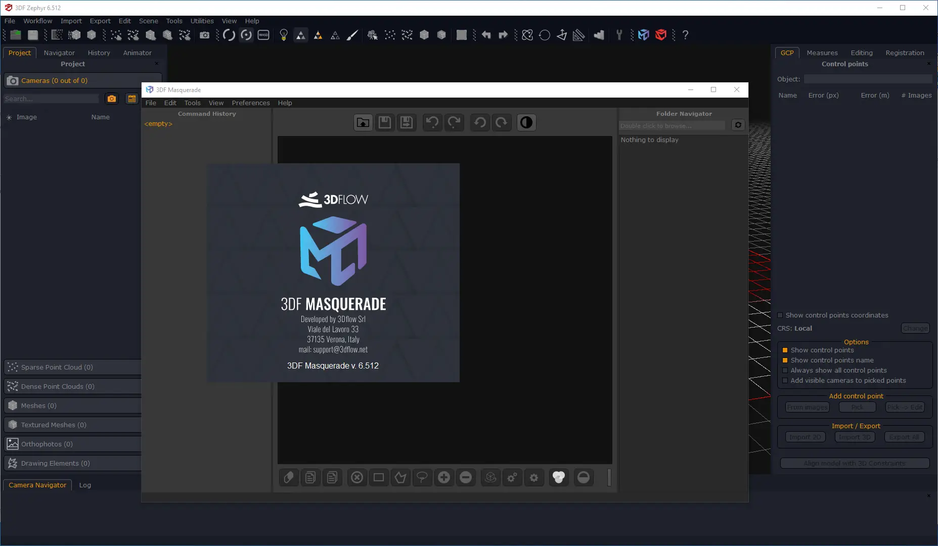 Пользовательсткй интерфейс 3DF Zephyr 6.512 + 3DF Scarlet + 3DF Masquerade (x64) [Multi]