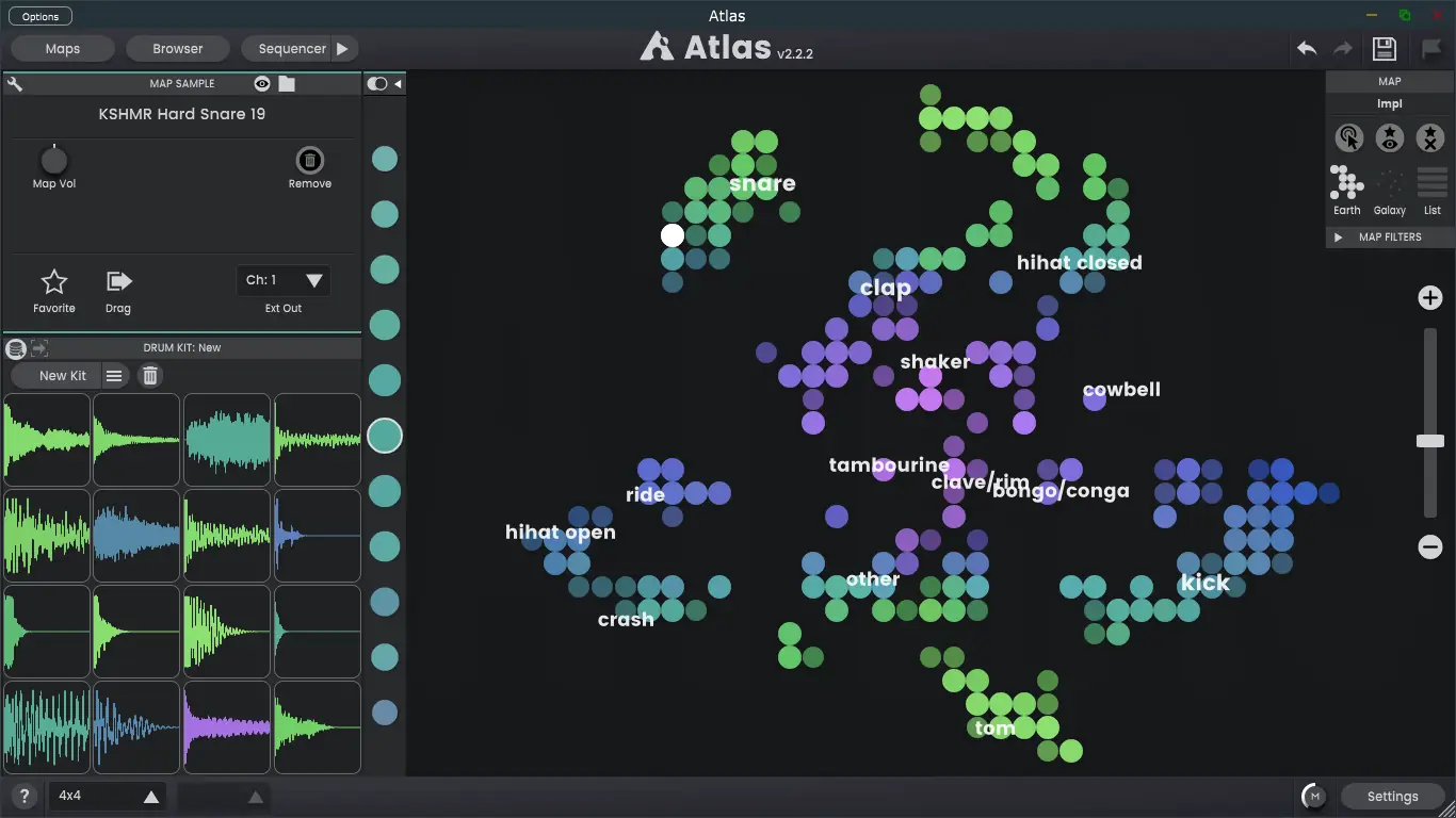 Пользовательсткй интерфейс Algonaut - Atlas 2 2.2.2 STANDALONE, VSTi, VSTi3 (x64) [En]