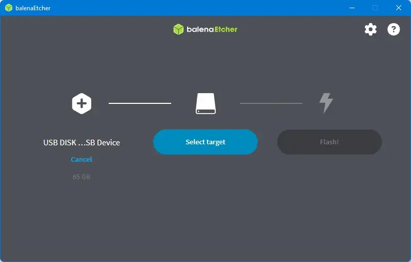 Пользовательсткй интерфейс BalenaEtcher 1.19.24 + Portable (Pre-release) [En]