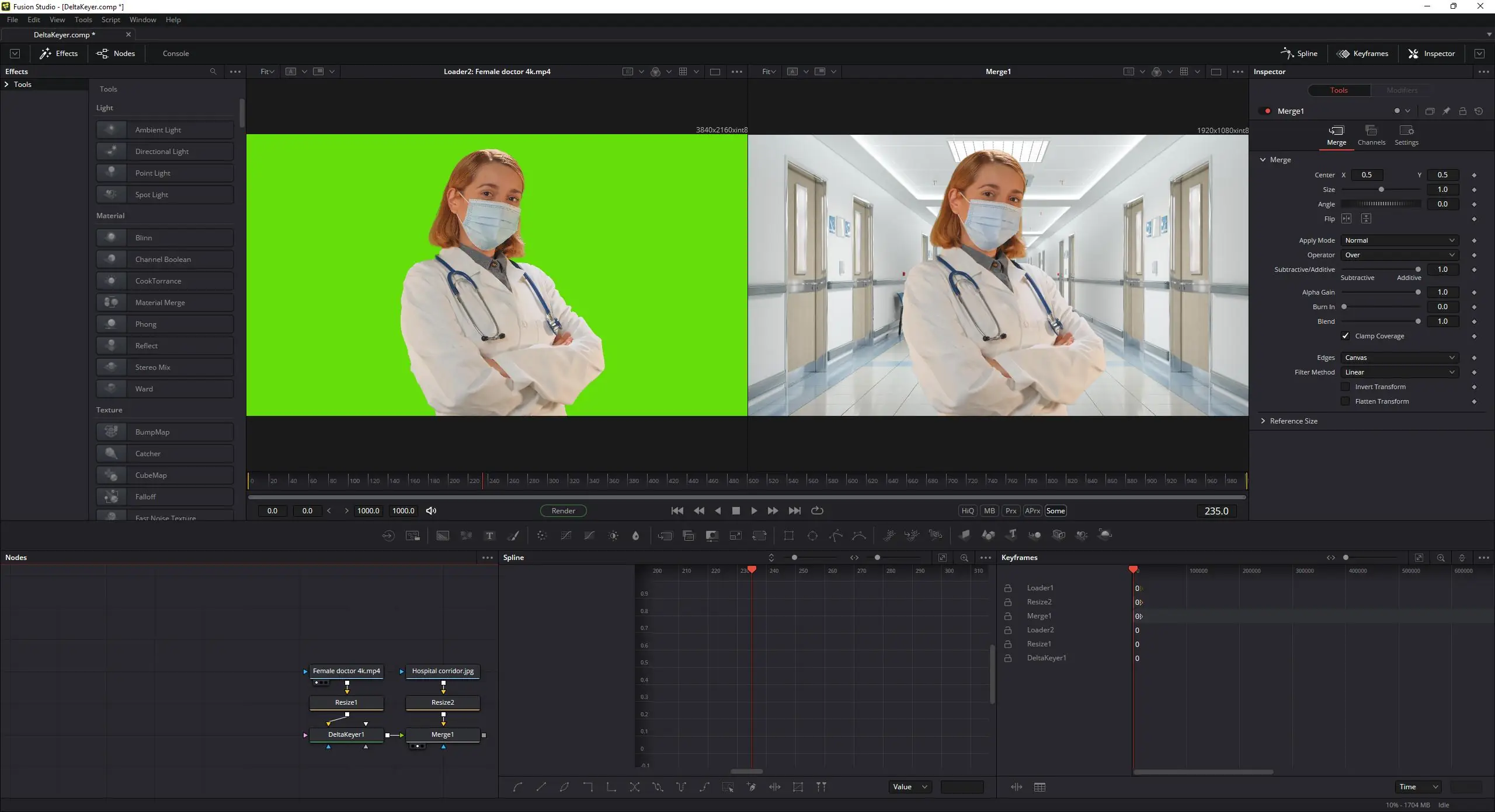 Пользовательсткй интерфейс Blackmagic Design Fusion Studio 18.1.3 Build 7 (x64) [Multi Ru]