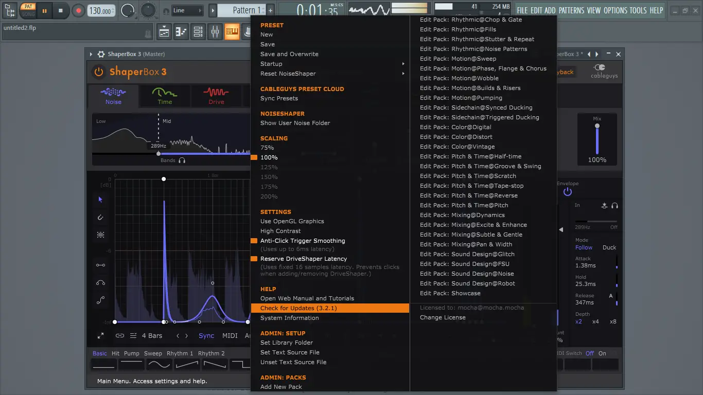 Пользовательсткй интерфейс Cableguys - ShaperBox 3 3.2.1 VST, VST 3, AAX (x64) RePack by MOCHA [En]