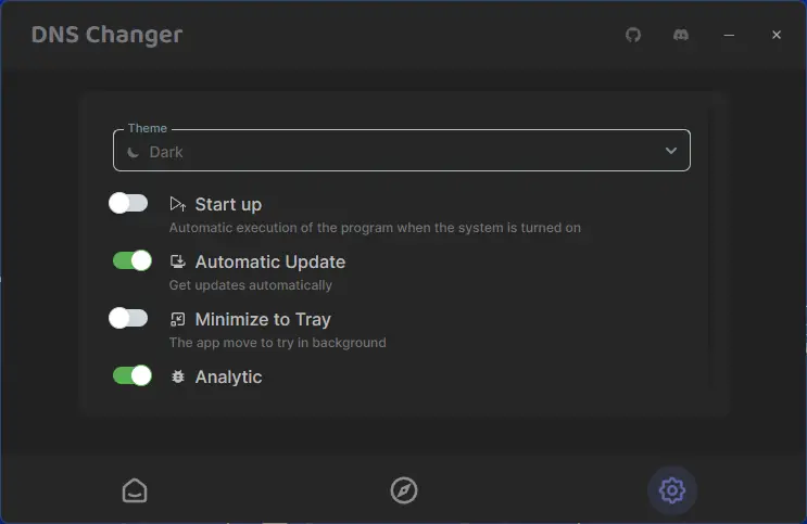 Пользовательсткй интерфейс DNS Changer 2.1.12 + Portable [En]