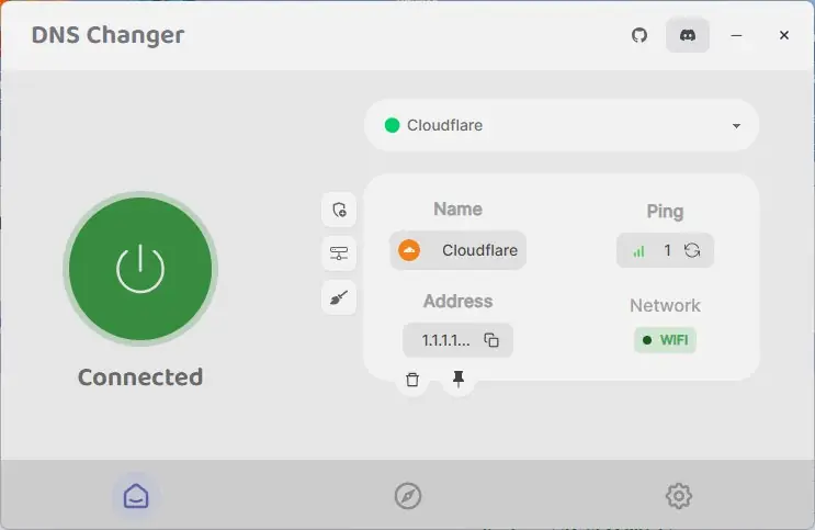 Пользовательсткй интерфейс DNS Changer 2.3.2 + Portable [En]