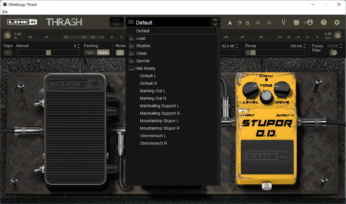 Пользовательсткй интерфейс Line 6 - The Metallurgy Collection 1.0.0 Standalone, VST 3, AAX (x64) [En]