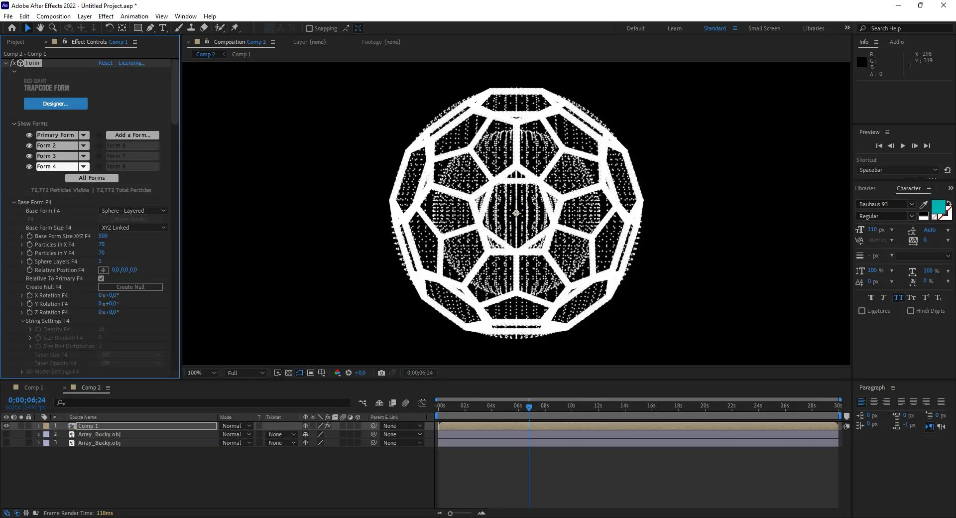 Пользовательсткй интерфейс Red Giant Trapcode Suite 18.0.0 [En]