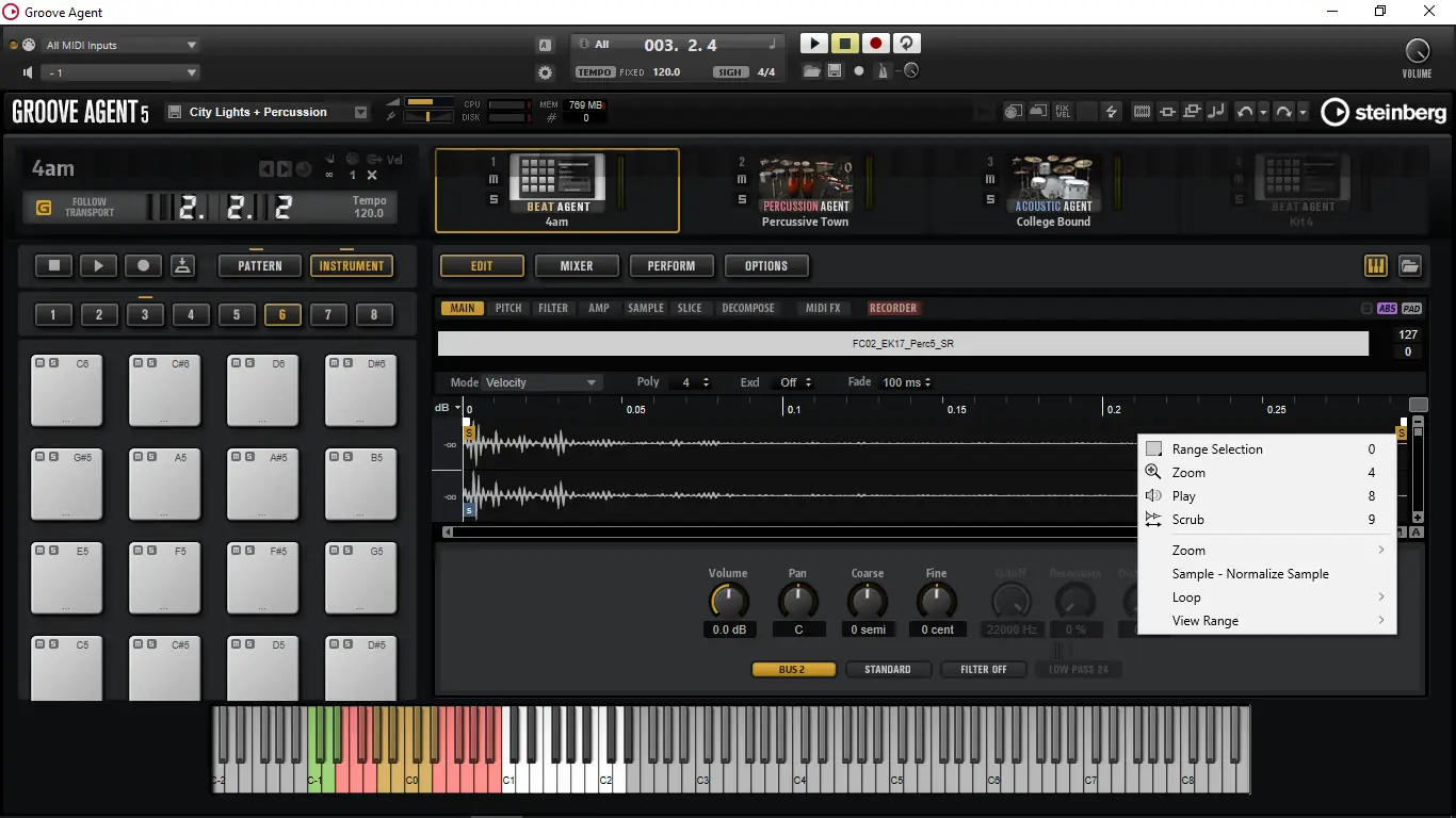 Пользовательсткй интерфейс Steinberg - Groove Agent 5 5.1.20 STANDALONE, VSTi 3, AAX (x64) + Content [En]