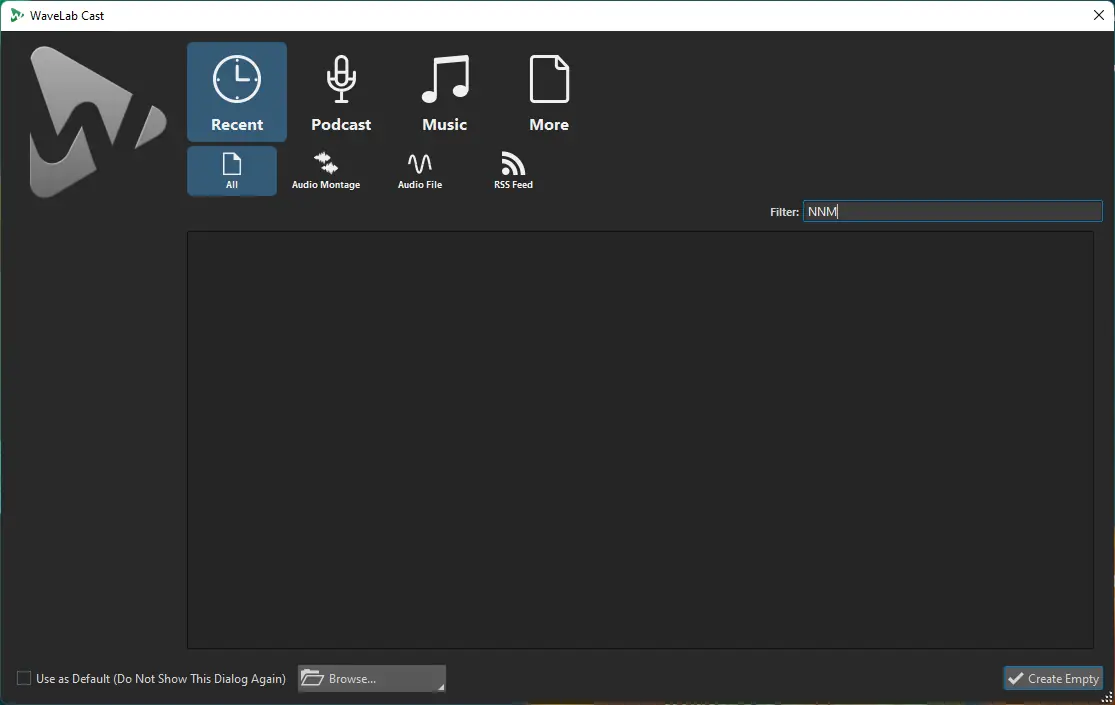 Пользовательсткй интерфейс Steinberg - WaveLab Cast 1.2.10 (x64) [En]