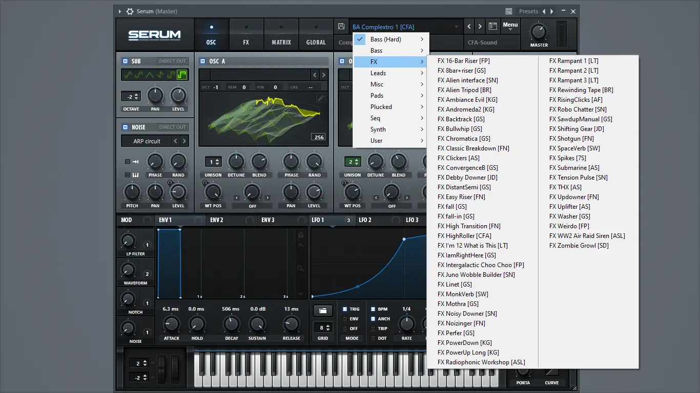 Пользовательсткй интерфейс Xfer Records - Serum & SerumFX 1.35b7 VSTi, VSTi3, AAX (x86 x64) RePack by TCD [En]