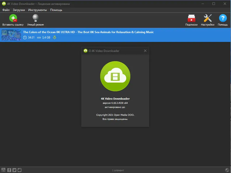Программный интерфейс 4K Video Downloader 4.18.3.4530 RePack (& Portable) TryRooM [Multi Ru]