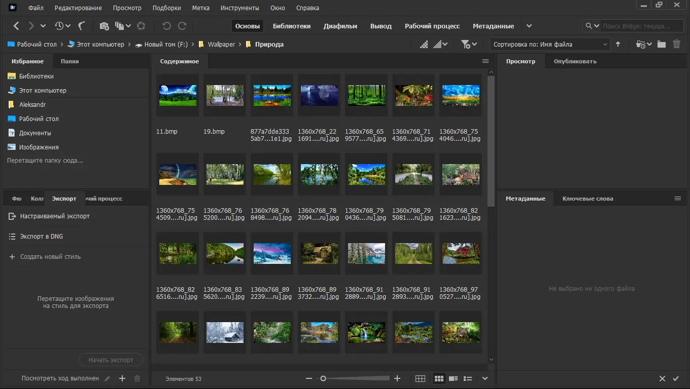 Программный интерфейс Adobe Bridge 2022 12.0.3.270 RePack by KpoJIuK [Multi Ru]