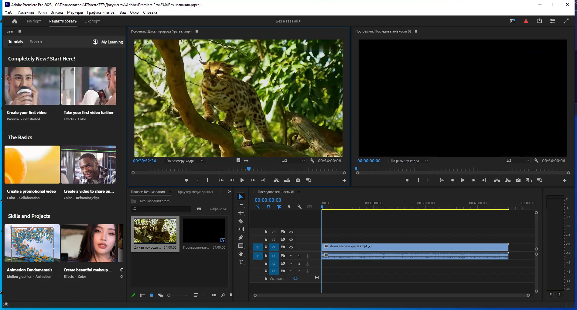 Программный интерфейс Adobe Premiere Pro 2023 23.5.0.56 RePack by KpoJIuK [Multi Ru]