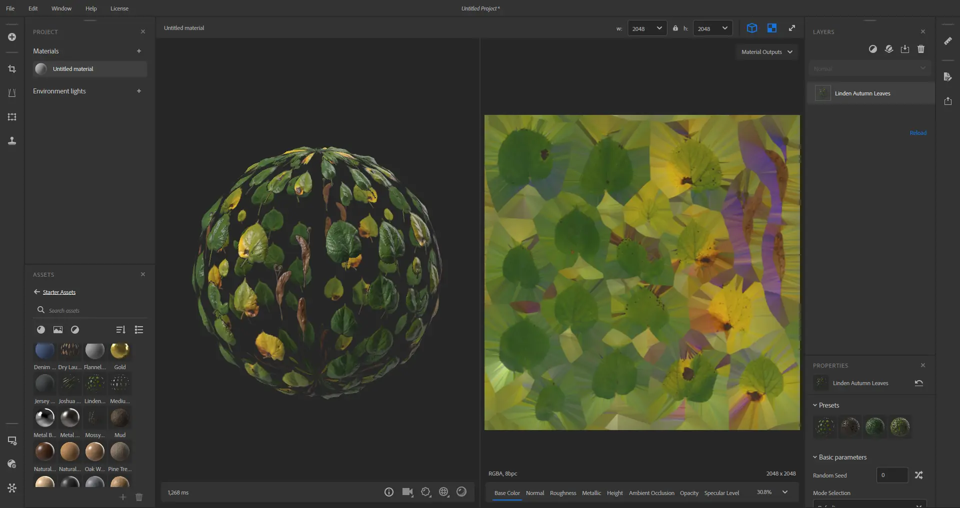 Программный интерфейс Adobe Substance 3D Sampler 3.3.0 Build 1781 [Multi]