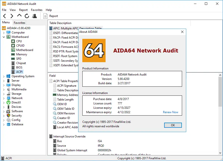Программный интерфейс AIDA64 Extreme Engineer Business Network Audit 5.92.4300 Final Repack (& Portable)