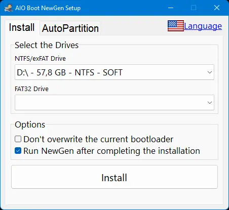 Программный интерфейс AIO Boot NewGen 23.3.10.0 Portable [Multi]