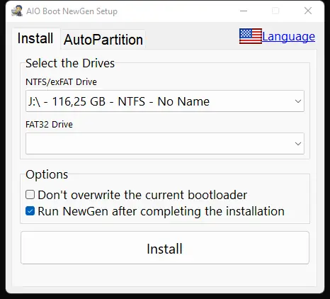 Программный интерфейс AIO Boot NewGen 23.4.3.1 Portable [Multi]