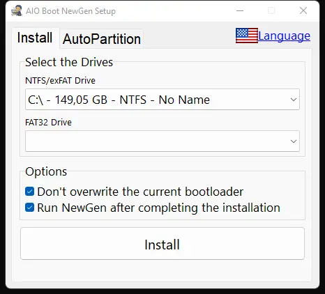 Программный интерфейс AIO Boot NewGen 23.5.14.0 Portable [Multi]