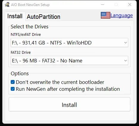 Программный интерфейс AIO Boot NewGen 23.5.9.0 Portable [Multi]